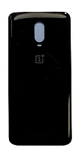 Задня кришка OnePlus 6T A6013 чорна Mirror Black оригінал + скло камери