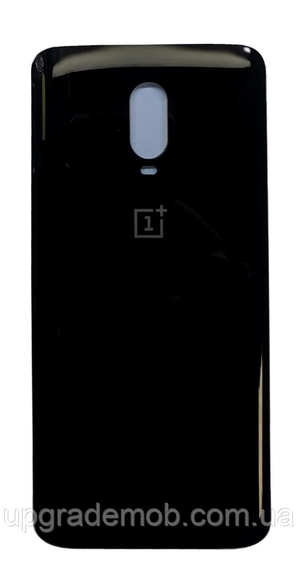 Задня кришка OnePlus 6T A6013 чорна Mirror Black оригінал + скло камери