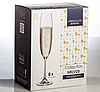 Набір келихів для шампанського Bohemia Milvus 250 мл 6 шт, фото 3