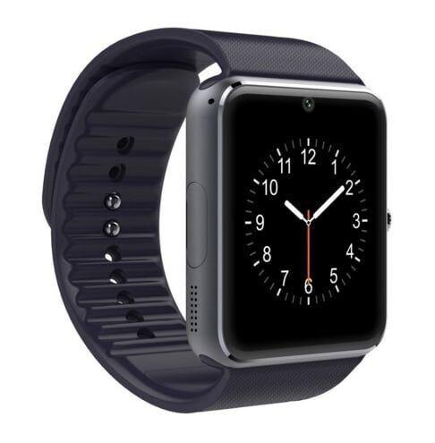 Розумні смарт години час роботи до 3 днів гарантія 6 місяців Слот для Sim-карти GT08 Black, фото 1