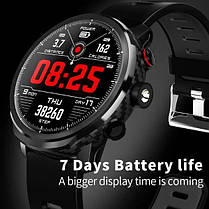Розумний чоловічий годинник, смарт-годинник Smart Proton Turbo Black, фото 3
