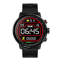 Розумний чоловічий годинник, смарт-годинник Smart Proton Turbo Black, фото 6