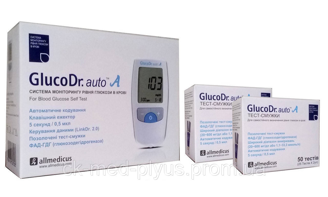 Купить Тест-полоски GlucoDr 50шт. Тест полоски глюкодоктор Срок 11.2024 ...