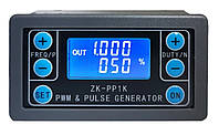 Модуль генератора импульсов и ШИМ с отображением параметров на ЖК дисплее ZK-PP1K