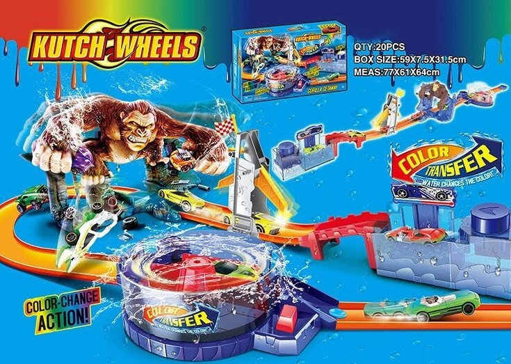 Автотрек "Атака Горили" S8845 машинка змінює колір