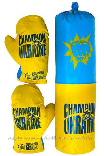 Детский набор для бокса Champion of Ukraine средний НаЛяля - фото 1 - id-p167614012