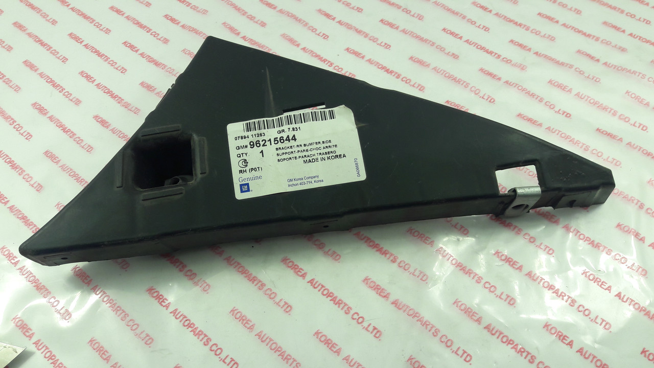 Кронштейн заднього бампера боковий правий Ланос (Т-100) GM Корея (ориг), фото 1