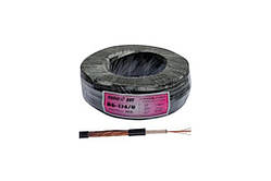 Кабель RG-174/U, (7x0.16СU+1.6PE+64х0, 12CCA), діам-2,8мм, чорний, 100 м
