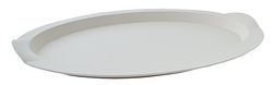 Піднос овальний Біла троянда