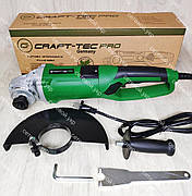 Болгарка 230 коло Craft-Tec PXAG-228А поворотна ручка, плавний пуск, фото 3