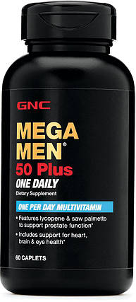 GNC Mega Men 50 Plus One Daily 60 капсул, фото 1