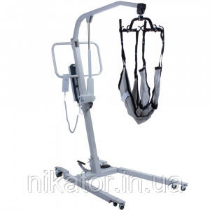 Електричний підіймач із механічним регулюванням ширини бази