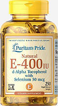 Puritan's Pride	Vitamin E-400 iu Mixed Tocopherols Natural 100 капсул