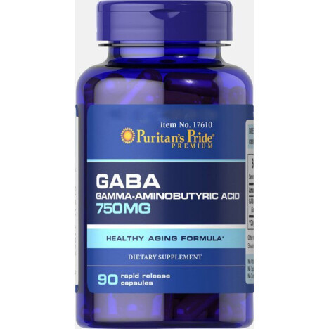 Puritan's Pride GABA 750 mg 90 капсул