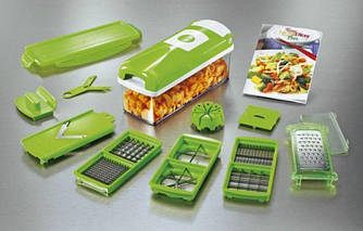 Овочерізка універсальна Genius Nicer Dicer Plus тертка шатківниця Оригинал