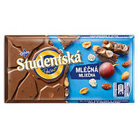 Шоколад молочний Studentska  з арахісом та родзинками 180 г