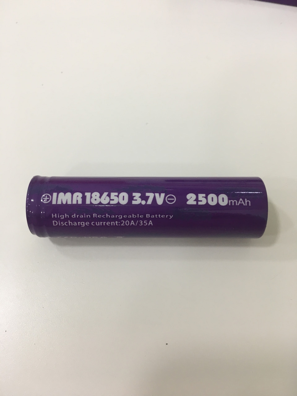 Акумуляторна батерея Efest 3.7V 18650 2500 mah - перезарядна батарейка - фото 8 - id-p1014416053