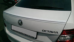 Спойлер на кришку багажника для Skoda Octavia A7 2013+