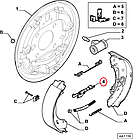 Розпірна планка задніх колодок Fiat Ducato 244, Peugeot Boxer, Citroen Jumper (2002-2006), 77362444, фото 5