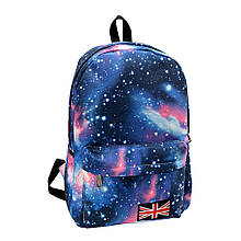 Рюкзак Галактика шкільного синього кольору. Відсилання на день замовлення