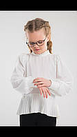Нарядная школьная блузка для девочки TM Suzie Украина МАТИЛЬДА ӏ Школьная форма для девочек 128