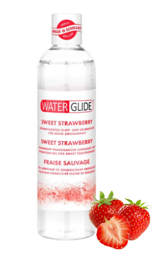 Лубрикант на водній основі з ароматом полуниці WATERGLIDE SWEET STRAWBERRY, 300 мл