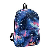Шкільний рюкзак Галактика Космос синій. Відправка в день замовлення
