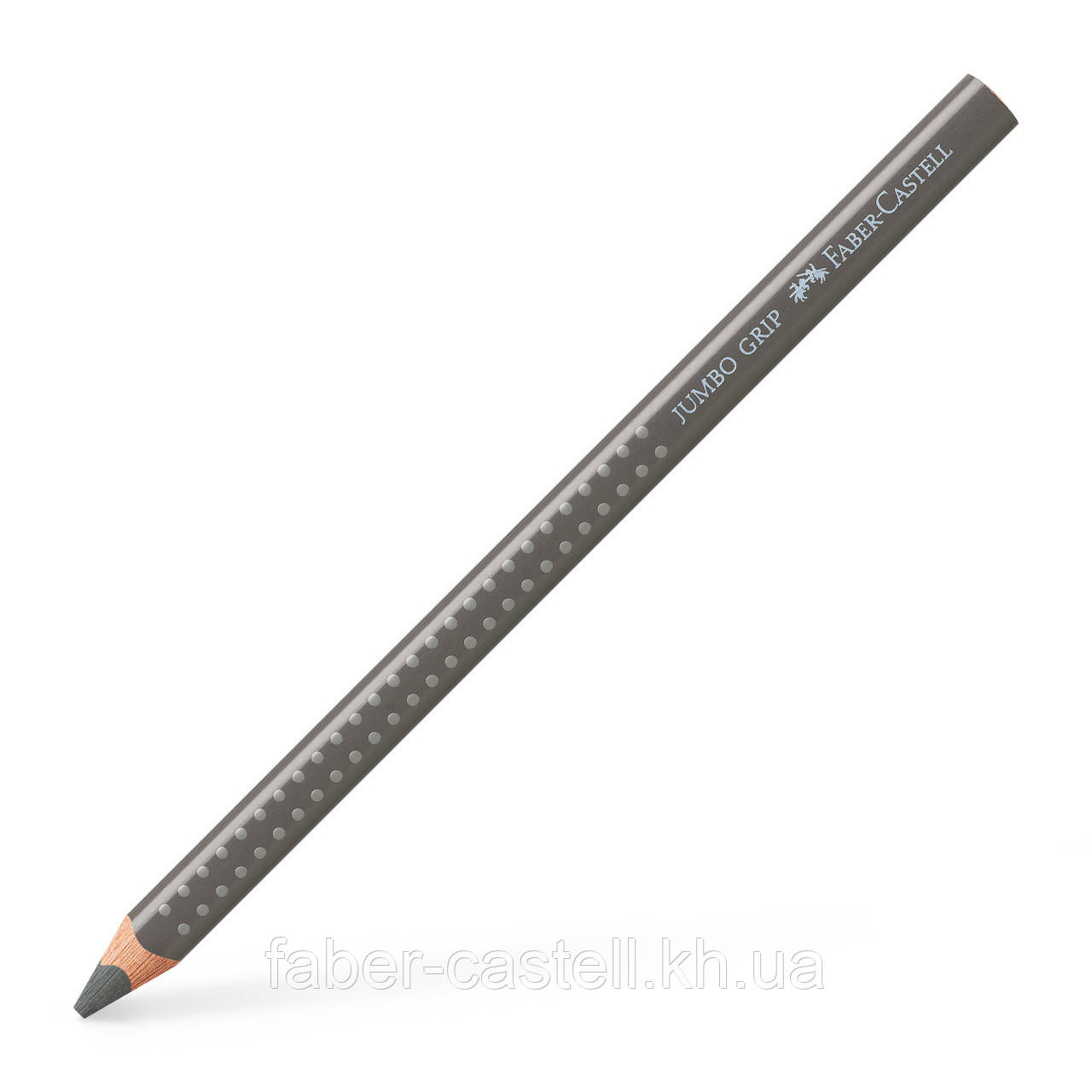 Потовщений акварельний кольоровий олівець Faber-Castell Jumbo Grip колір теплий-сірий, 110972