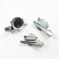 Заготівка під брошку БЕЗ НІКЕЛЯ діам. 1,9 см розмір качечка 3,5 см