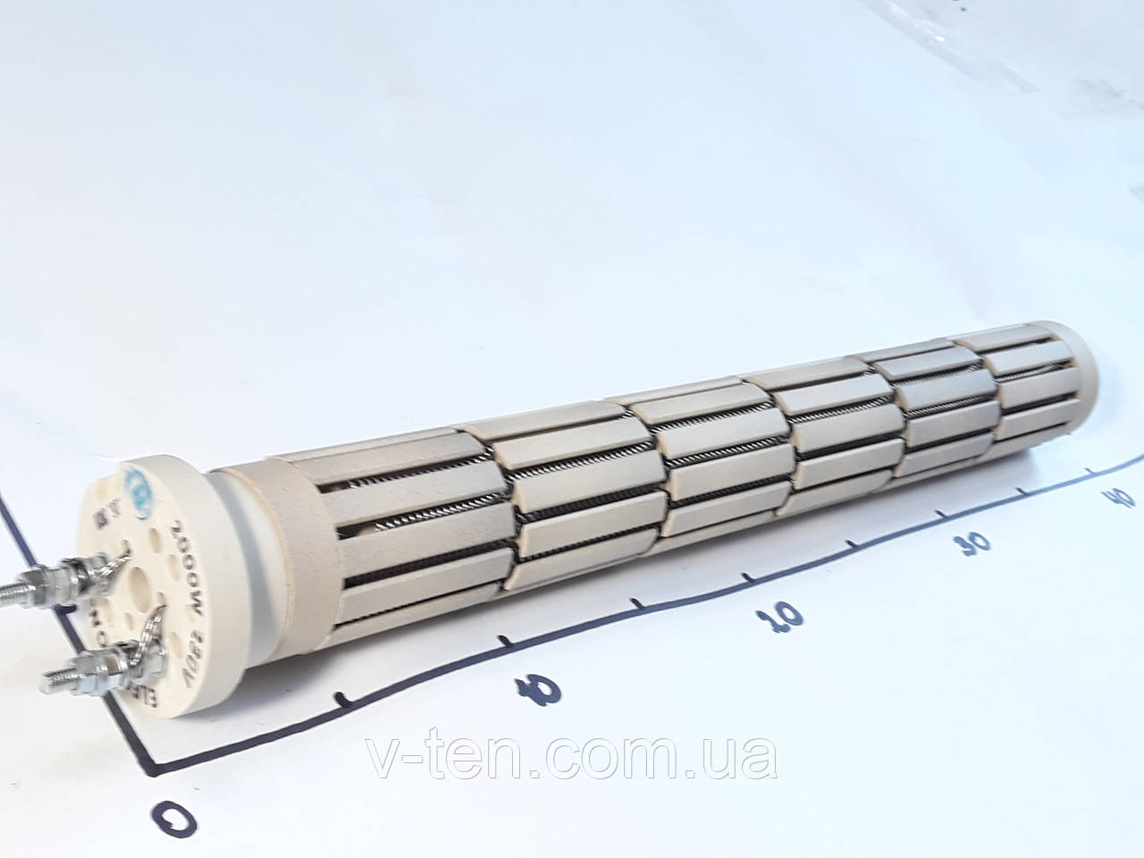 Нагрівач для бойлера 2000w керамічний (стеатитовий) Електрон-Т (Україна), фото 1