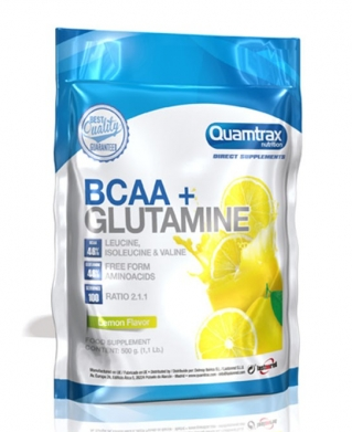 Амінокислоти Quamtrax BCAA 2:1:1 + Glutamine — 500 г