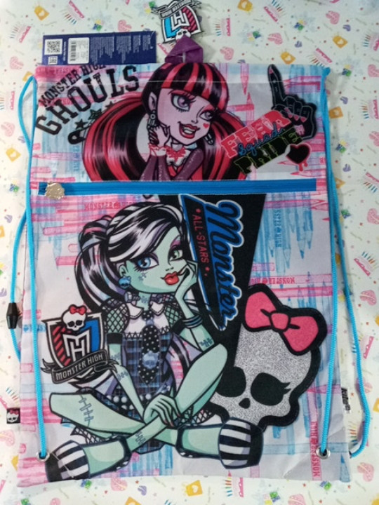 Сумка для взуття з кишенею для дівчинки Monster High Kite MH16-601 Німеччина