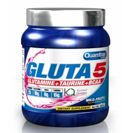 Амінокислоти глутамін, бцю та таурин Quamtrax Gluta 5-400 г