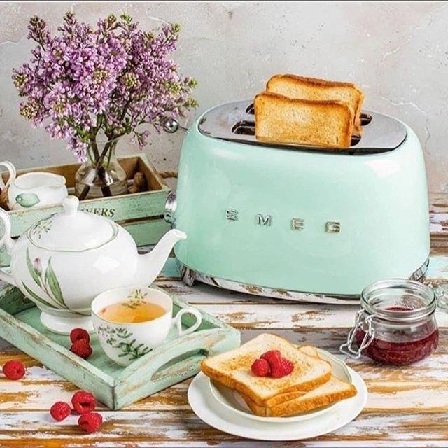 Тостер на 2 скибочки зелений Smeg TSF01PGEU (ID#1227406394), цена: 6750 ₴,  купить на Prom.ua