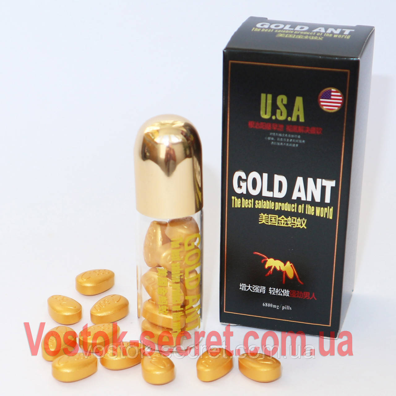 Золотий Мураховий Gold Ant — Препарат для поотенції, 10табл*6800мг