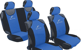 Майка сидения полный комплект сине-черный полиэстер Racing 23088/3