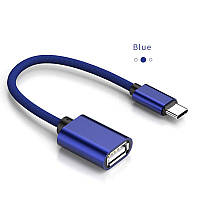 OTG переходник USB - Type-C для смартфона FR321 Синий