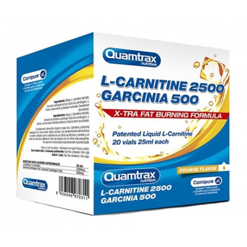 Жиросплювач Quamtrax L-Сarnitine + Garcinia - 20 флаконів