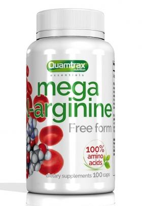 Аргинин Quamtrax Mega L-Arginine - 100 капс