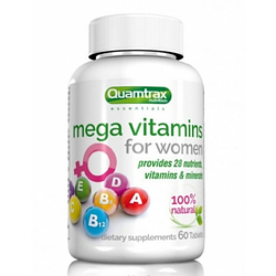 Вітаміни для жінок Quamtrax Mega Vitamins for Women — 60 таб