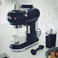 Кофеварка ESPRESSO COFFEE MACHINE 50S черный Smeg ECF01BLEU