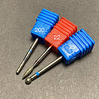 Набір алмазних фрез для апаратного манікюру 3 шт