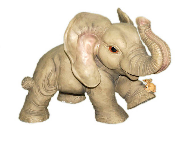 Статуетка Lefard Слон і мишка 51х35 см 252-152 (ID#512750037), ціна ...