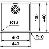 Кухонна мийка під стільницю Franke Maris MRX 210-40 4444, фото 2
