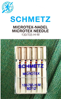 Иглы Microtex №80 SCHMETZ Германия быт шв маш наб=5игл
