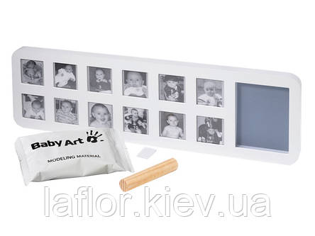 Рамка для фото Baby Art Перший рік (колір білий), фото 2