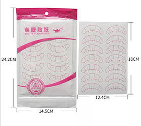 Паперові патчі з розміткою для нарощування вій 7 пар