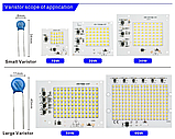 Smart IC SMD LED 20w 6500K Світлодіод 20w Світлодіодна збірка 1950Lm + Драйвер 72х62 мм., фото 9