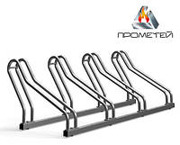 Велопарковки похилі, 4 секції