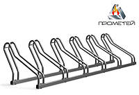 Велопарковки похилі, 6 секцій